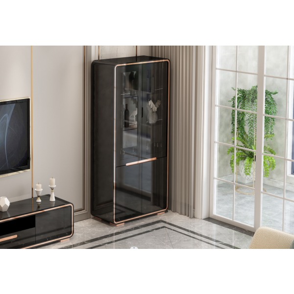 Golden line display cabinet 