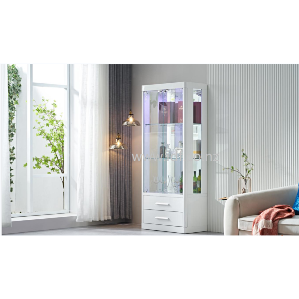 Home white display cabinet 