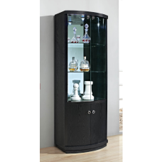 2 doors display cabinet
