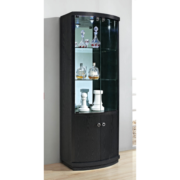 2 doors display cabinet
