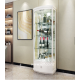 Gloss white display cabinet 