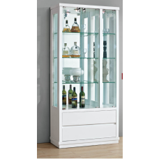 3 doors & 2 drawers display cabinet