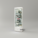 Gloss white collection display cabinet -65cm Width