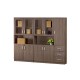 Bookshelf with drawers and doors 