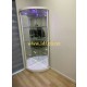 2 doors corner display cabinet