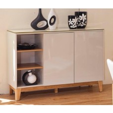 Glass top buffet cabinet 