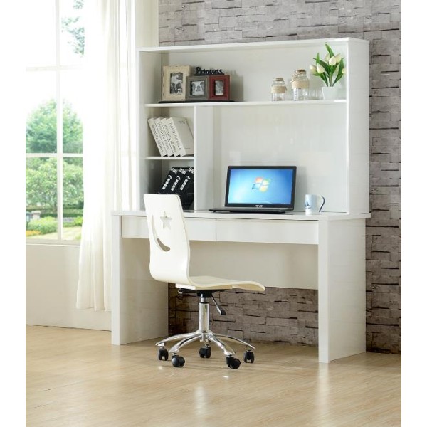 Desk with bookshelves