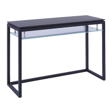 Glass console table - black Glass console table - black