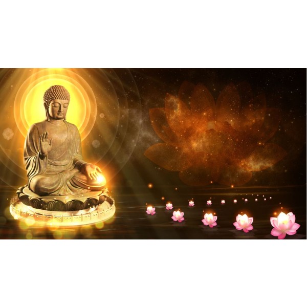 BUDDHA BLESS YOU PAINTING