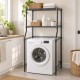 2-Tier Over Washing Machine Storage Rack – Dark Grey