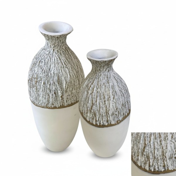 Snow Mountain Resin Vase Set of 2 – Modern Decorative White Table Vases | Home Decor NZ Snow Mountain Resin Vase Set of 2 – Modern Decorative White Table Vases | Home Decor NZ