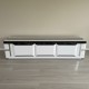 Modern Marble Top TV Unit 200cm – Luxury White Entertainment Cabinet for Up to 85" TVs