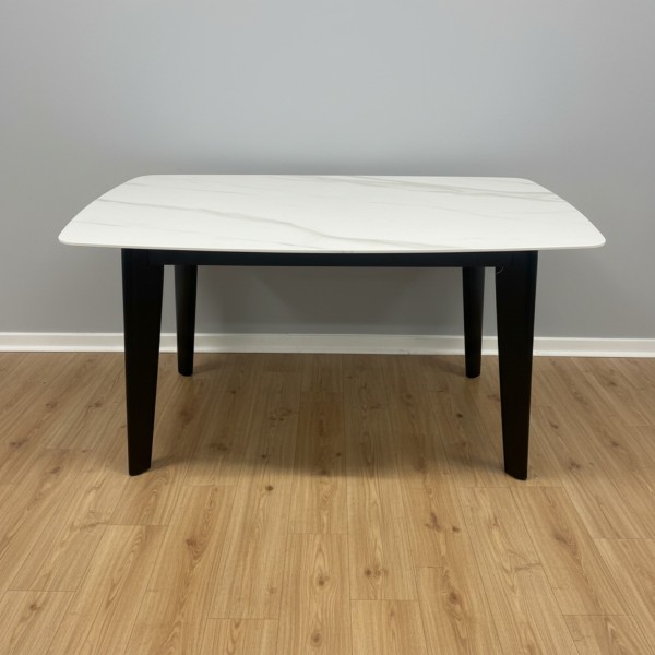 Modern White Sintered Stone Dining Table -160cm