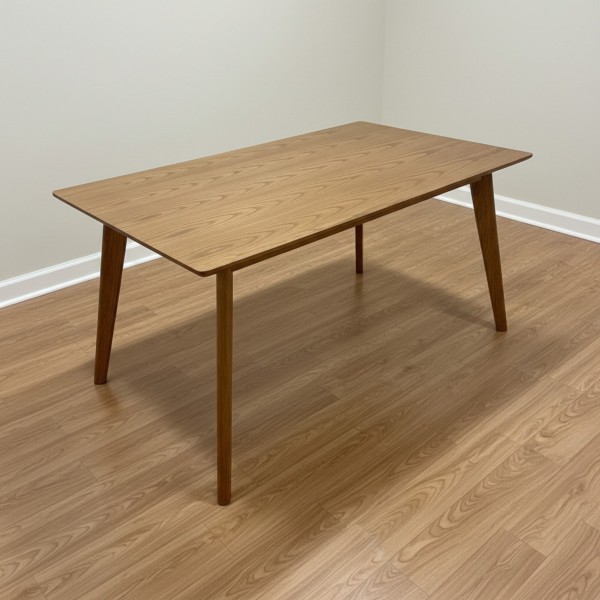 Ava 160cm Solid Ash Wood Dining Table – 6 Seater Wooden Dining Table NZ