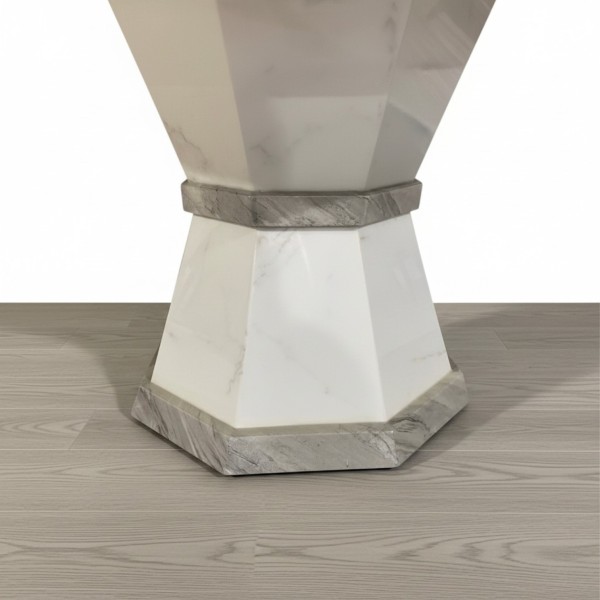 Luxury 150cm Round Marble Dining Table with 80cm Lazy Susan | Seats 6 | Modern NZ Dining Table