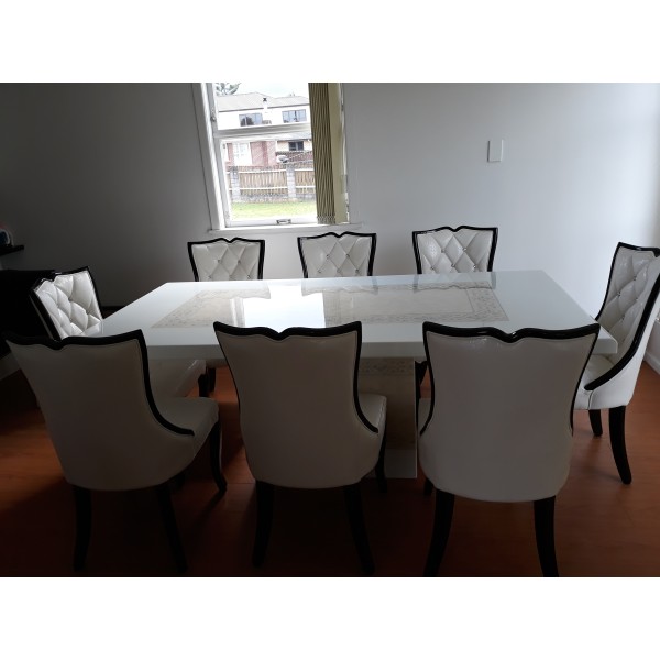 1.8m Marble dining table 
