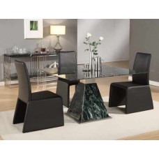 Square marble dining table