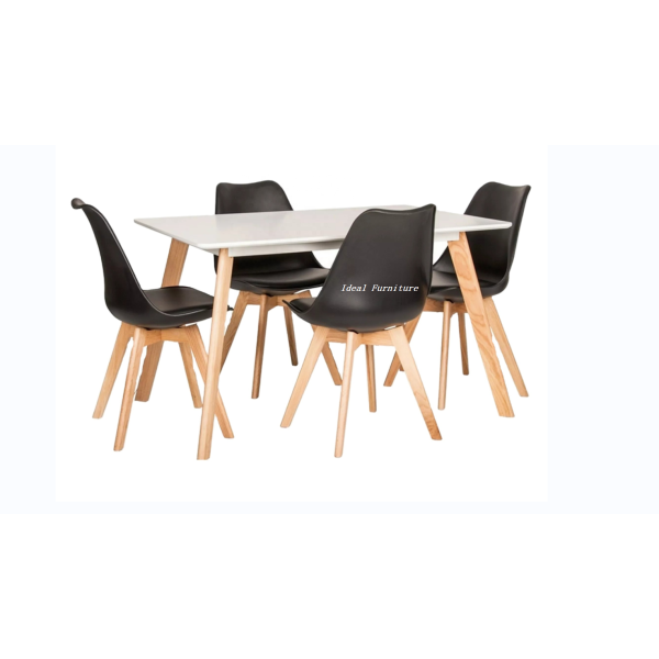 Plain 5 Piece Dining table set 1.2m/1.4m Plain 5 Piece Dining table set 1.2m/1.4m