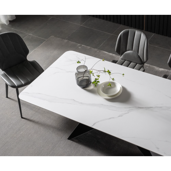 Melati sintered stone top dining table 