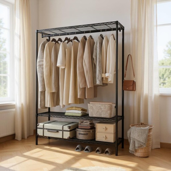 1200mm Clothes Rack with shelf
