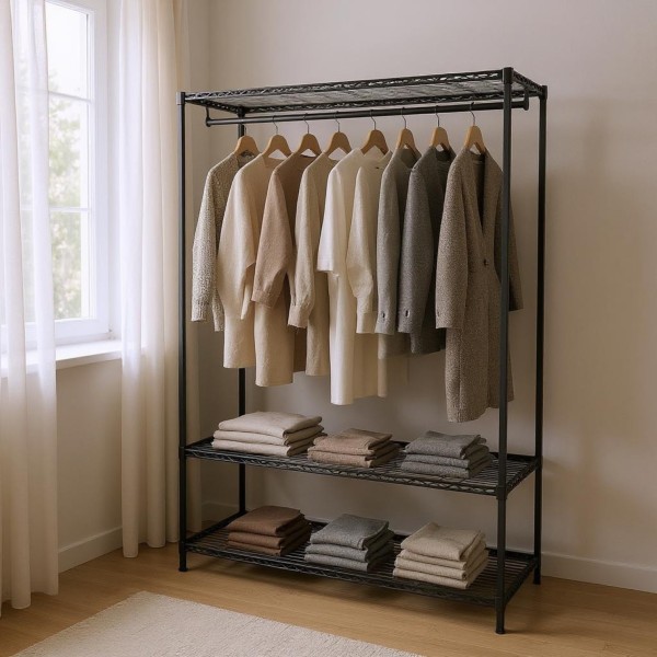 1200mm Clothes Rack with shelf