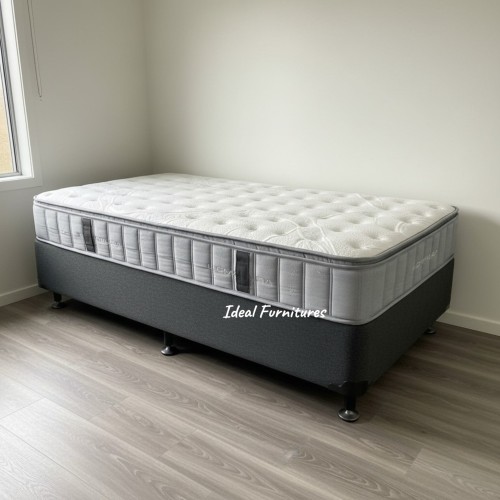 NZ Made Bed Base & Pillow Top Mattress Set – Single, King Single, Double, Queen | Premium Comfort Bed Set NZ