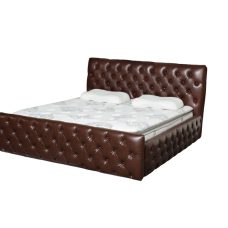 luxurious Leather bed -Queen