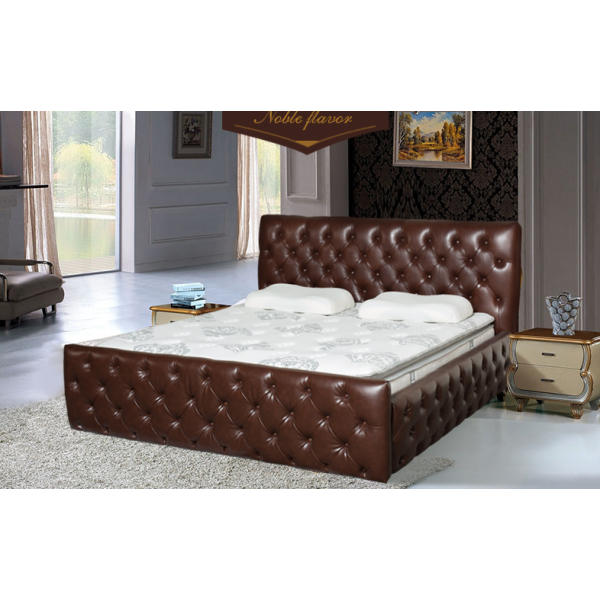 luxurious Leather bed -Queen