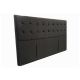 Boston Charcoal Fabric Headboard – Modern Upholstered Bed Headboard | All NZ Sizes Single to Super King