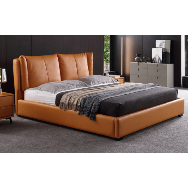 Amber veil  leather bed frame 