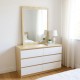 Arco dressing table with mirror