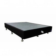 NZ Made Queen Bed Base – Black Velvet
