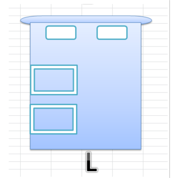 Queen base with 2 drawers -L