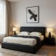 New Chesterfield Leather Bed frame -King size 