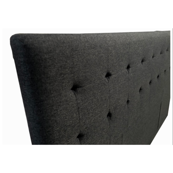 Boston Charcoal Fabric Headboard – Modern Upholstered Bed Headboard | All NZ Sizes Single to Super King Boston Charcoal Fabric Headboard – Modern Upholstered Bed Headboard | All NZ Sizes Single to Super King