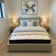 Premium Light Beige Leather Bed Frame with Heavy Duty Steel Slat Frame | Queen & King Size NZ