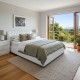 Crystal Tufted White Genuine Leather Bed Frame | Modern Chesterfield Style | NZ Queen
