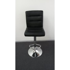 Black barstool