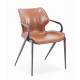 Louie metal arm dining chair 