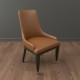 Artisan Dining Chair-Brown Leather 