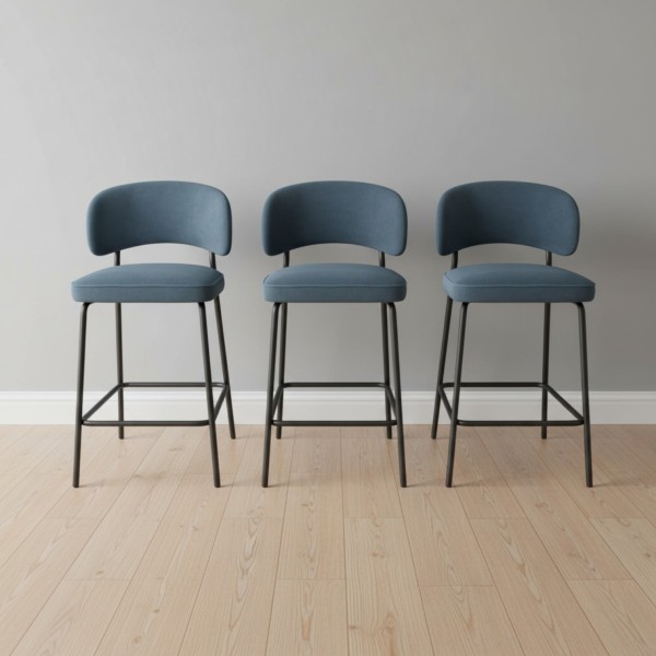 90cm Height Counter stools-Set of 3