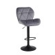 Rhombus Barstool-Dark grey 
