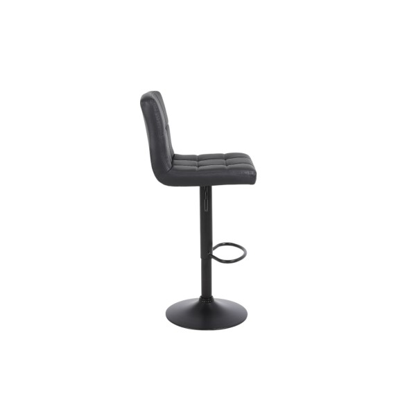 Grid black bar stool