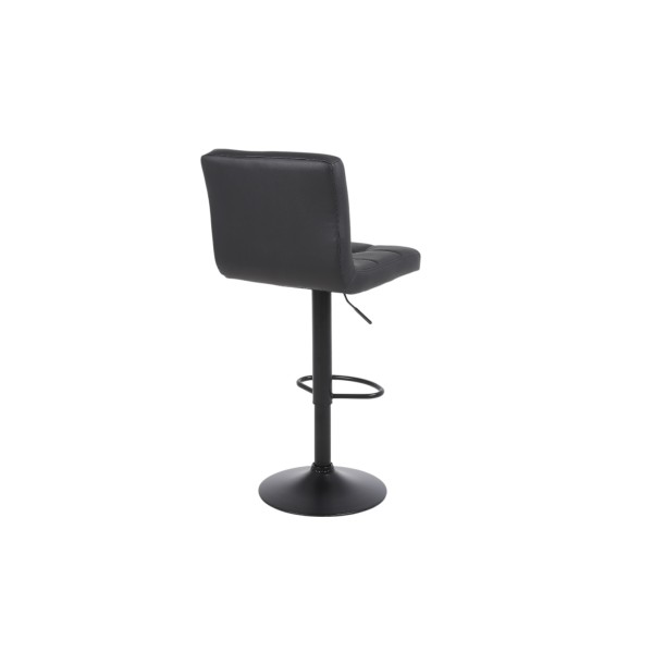 Grid black bar stool