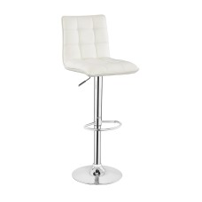 White bar stool White bar stool
