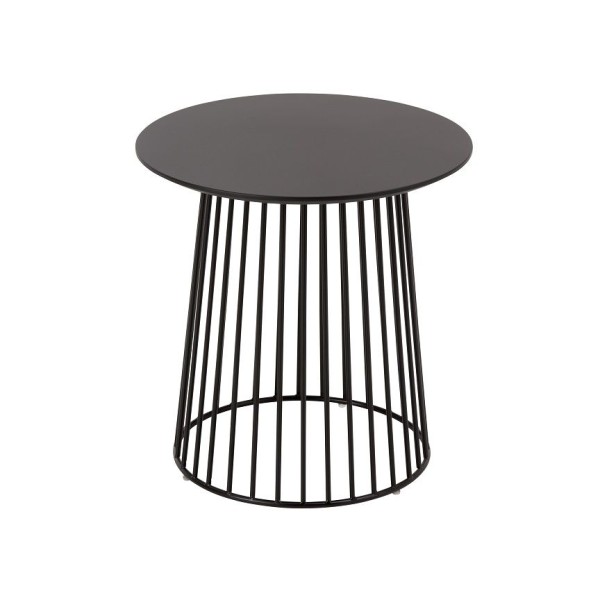 Pavilion round side table -Black 