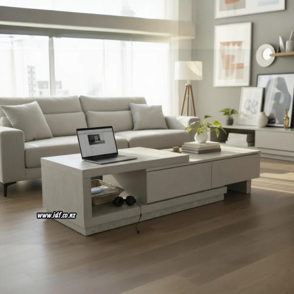 Dino Extendable 2 drawers coffee table 
