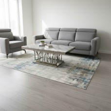 Streak Grey Marble Top Coffee Table – Stainless Steel Base Luxury Coffee Table NZ (130cm)