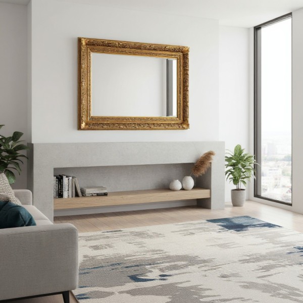Versailles Large Gold frame mirror  160 x 130 cm 