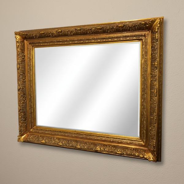 Versailles Large Gold frame mirror  160 x 130 cm 